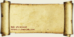 Jasmina Perov vizit kartica